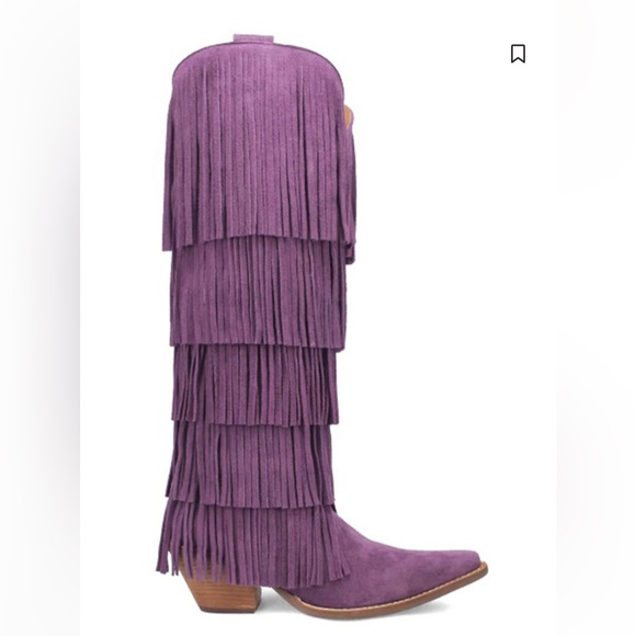 Dingo purple fringe boots! - Picture 2 of 5